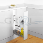 SNELLO 150 z półką i wieszakiem na ręczniki/ biały 04.800.B