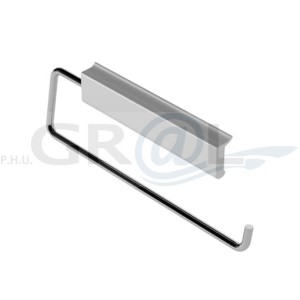 Zawieszka kuchenna 1 na papier dwa kolory aluminium lub czarny