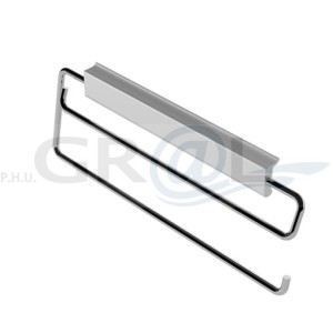 Zawieszka kuchenna 2 na folię  dwa kolory aluminium lub czarny