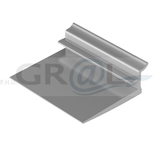 Uchwyt półki 18mm L-500 dwa kolory aluminium lub czarny 032080