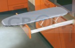 Deska do prasowania IRONFIX wzdłużna do szuflad HAFELE dwa kolory pokrowca 568.60.723/710