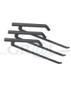 LINA - komplet wieszaków/ 3 szt. antracyt 15.590.A