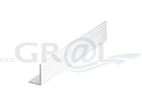 Kątownik Mini biały połysk, 2,35m SEVROLL 04054