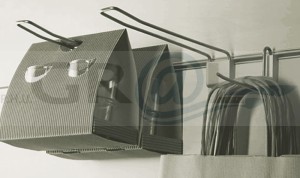 Zawieszka sklepowa dwa kolory aluminium lub czarny