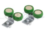 Wózek prowadzący Gemini WPGm.-DUO (zestaw 2szt.) (GREEN) do płyty 10 mm 10204-SV