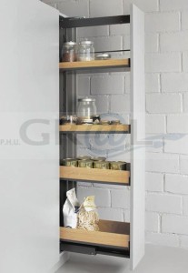 DISPENSA FIORO 1200-1600/ 150/ 4/ antracyt (wysuw 3/4) 01.2300.KPL