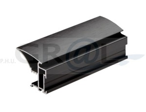 Rączka Fox czarny szczotkowany L-2,70 m