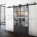 SYMETRIC mechanizm jednoczesnego przesuwu 2 drzwi ROC DESIGN, dwa kolory 219-SYMETRIC