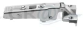 CLIP top zawias do ram aluminiowych 95°, nakładany, bez sprężyny, puszka na wkręty 70T950A