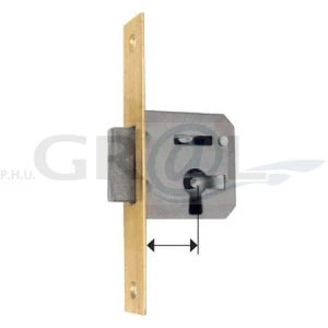 Zamek meblowy wpuszczany -80mm- prawy F775180