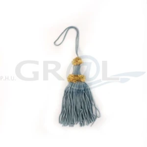 Chwost dekoracyjny (pompon) niebieski 56051.00000.D2