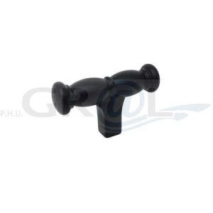 Gałka do mebli czarny mat accademia 24154Z05500.N2