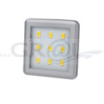 SQUARE 3 oprawa podszafkowa LED 2,5W aluminium, trzy barwy światła