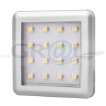 SQUARE 2 oprawa podszafkowa LED 1,5W aluminium, trzy barwy światła