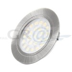 OVAL do wbudowania oprawa LED 2W, aluminium, trzy barwy światła