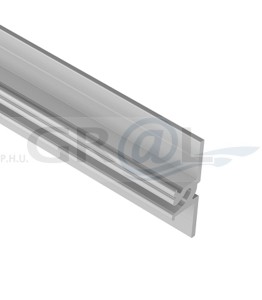 Profil do glazury B (10mm) 031 018 dwa kolory aluminium lub czarny
