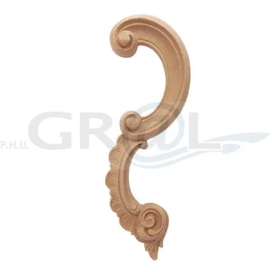 Ornament aplikacja z pyłu drzewnego F560543P