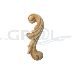 Ornament aplikacja z pyłu drzewnego prawy F560032P
