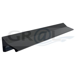 Uchwyt listwowy do mebli czarny mat SCRIVIA 2G25704Z.52