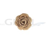 Ornament kwiatowy róża z pyłu drzewnego ∅ 40 mm F570319