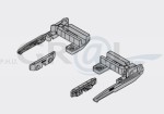 Blokada szuflady tackowej, grubość boku H=16 mm 295H5700