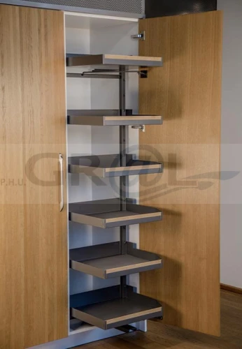 PLENO Standard Maxi Liro z drewnem 1900, 600, 6, prawy, antracyt 01.1865.KPL/A