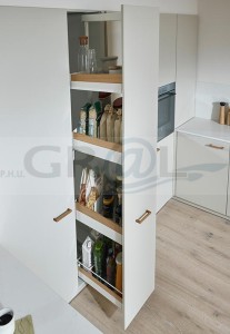 DISPENSA Liro z drewnem 1200-1600/ 300/4/ biały 01.1518.KPL/B 