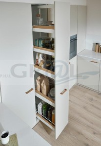 DISPENSA Liro z drewnem 1600-1900/ 200/5/ biały 01.1507.KPL/B