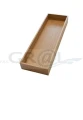 Skrzynka drewniana 143x430x52mm, dąb 07.34102.D