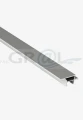 Profil do krawędzi korpusu z jednostronnym LED, 19 mm, 2500 mm, aluminium 28.0801.00.AL