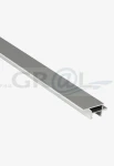 Profil do krawędzi korpusu z jednostronnym LED/ 19 mm/ 2500 mm/ aluminium 28.0801.00.AL