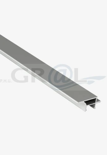 Profil do krawędzi korpusu z jednostronnym LED, 19 mm, 2500 mm, aluminium 28.0801.00.AL