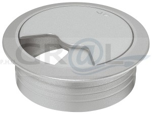 Przelotka kablowa, okrągła Ø 91 mm, aluminium Häfele 428.96.904