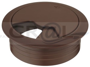 Przelotka kablowa, okrągła Ø 91 mm, brązowy Häfele 428.96.104