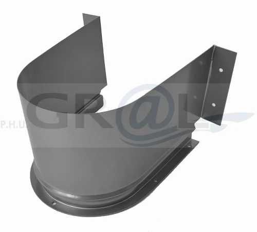 Osłona syfonu cover szary 210x135, C 0573820