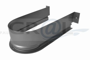 Osłona syfonu cover szary 310x84 - M