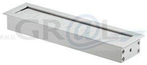 Przelotka kablowa, prostokątna 180 x 45 mm, czarny Häfele 631.29.341