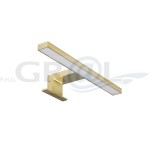 AMBER uniwersalna oprawa łazienkowa LED, złoty, trzy barwy światła