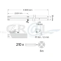 Taśma COB RGB 325 LED/m, 10 mm, 5 mb, IP20, 14W/m, 12V DC R-COB-252-10-RGB-02, zdjęcie 9