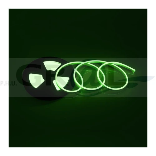 Taśma LED Neon Flex IP65, 12W/m, 12V DC zielona N-6X12-Z-11W-ZI-01