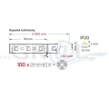 Taśma RGBW 60 LED/m, 12 mm, 5 mb, IP20, 14W/m, 12V DC RGB + biały neutralny R-LDL3-12MM-300-RGBW- 01, zdjęcie 4