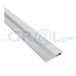 Profil aluminiowy LED cokołowy, FLOOR LINE 2m, KLOSZ OPAL