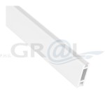 Profil aluminiowy RELING SLIM Biały, 2m, Klosz mleczny