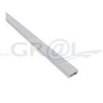 Profil aluminiowy LINE XL, Aluminium, 2m, Klosz mleczny