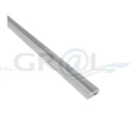 Profil aluminiowy LINE XL, Aluminium, 2m, Klosz transparentny PROF-LINEXL-TR-2M-W