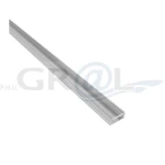 Profil aluminiowy LINE XL, Aluminium, 2m, Klosz transparentny