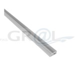 Profil aluminiowy LINE XL, Aluminium, 2m, Klosz transparentny