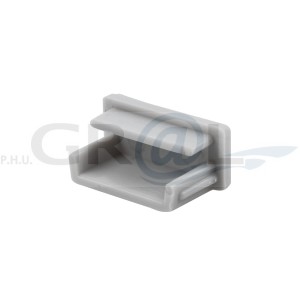 Zaślepka do profilu LINE XL szara