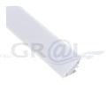 Profil aluminiowy CORNER LINE, Aluminium, 2m, Klosz mleczny PROFIL-CORNERLINE-OP -2W
