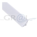 Profil aluminiowy CORNER LINE, Aluminium, 2m, Klosz mleczny